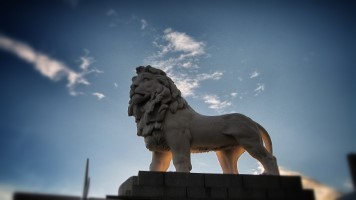 Lion sculpture